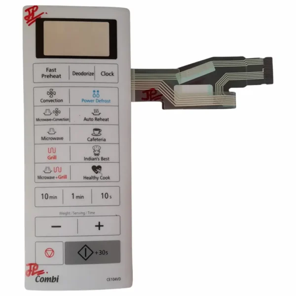 CE104VD Microwave Oven Membrane Keypad