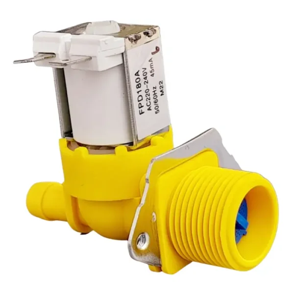 Single Water Inlet Valve Compatible for Whirlpool Top Load Washing Machine (Yellow Colour)