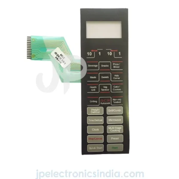 Able G26K101 Microwave Oven Membrane Touch Keypad (Black)