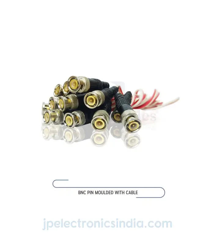 Doubel Wire BNC Connector with Copper Heavy Moulded